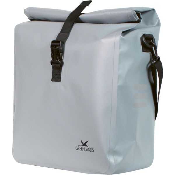 Pojedyncza Torba Rowerowa Urban Style Wodoodporna 2 - 23 Litry 31 X 50 X 15 Cm. Zielone torby na ramię GREENLANDS, bez wzorów, na ramię, bez dodatków. Za 229.80 zł.