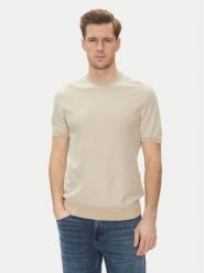BOSS Sweter Jianfranco 50537642 Biały Regular Fit. Białe swetry rozpinane Boss, m, bez wzorów, z bawełny, bez kołnierzyka, bez ramiączek. Za 439.99 zł.