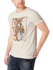 Timezone Koszulka w kolorze kremowym rozmiar: XL. Brązowe bezrękawniki Timezone, xl, bez wzorów, bez kołnierzyka, bez ramiączek. Za 78.84 zł.