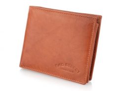Rudy Męski Skórzany Portfel 992C Bag Street 553. Brązowe portfele bez wzorów, ze skóry. Za 43.99 zł.