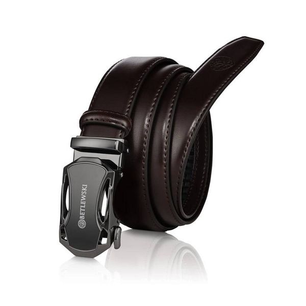 Skórzany pasek BETLEWSKI C30-CA c. brązowy 105. Brązowe paski Betlewski, bez wzorów, ze skóry. Za 99.00 zł.