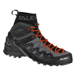 Buty Podejściowe Męskie Salewa Wildfiredge Mid Gtx. Czarne buty trekkingowe Salewa, bez wzorów, z materiału, bez zapięcia, trekkingowe. Za 898.99 zł.