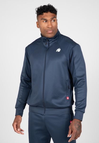 Tennessee Kurtka dresowa - Granatowy. Niebieskie kurtki GORILLA WEAR, xl, bez wzorów, z dresówki, bez kaptura. Za 285.00 zł.