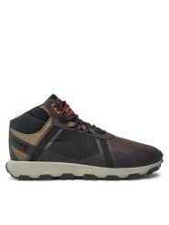 Timberland Sneakersy Winsor Trail Mid Lc TB0A41W7EJU1 Brązowy. Brązowe buty sportowe casual Timberland, bez wzorów, z materiału, bez zapięcia. Za 379.99 zł.