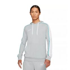 Męska Bluza Z Kapturem NK Dry Academy. Szare bluzy Nike, l, bez wzorów, z kapturem. Za 201.99 zł.