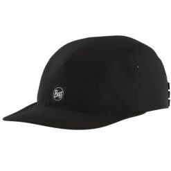 Czapka z daszkiem dla dorosłych Buff 5 Panel Explore Cap. Czarne czapki z daszkiem Buff, bez wzorów. Za 156.00 zł.