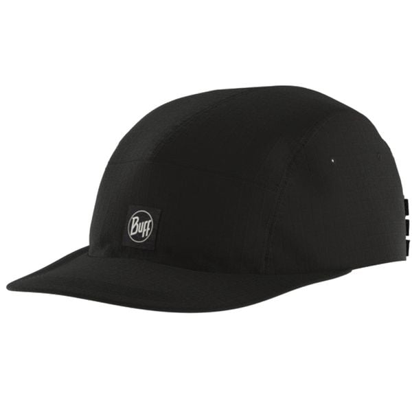 Czapka z daszkiem dla dorosłych Buff 5 Panel Explore Cap. Czarne czapki z daszkiem Buff, bez wzorów. Za 146.00 zł.