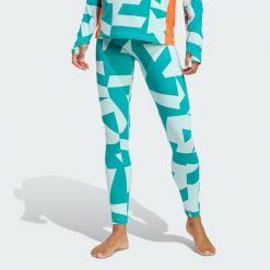 Legginsy bazowe Multi Synthetic Base Layer. Brązowe legginsy długie sportowe Adidas, l, bez wzorów, trekkingowe, climacool (adidas). Za 219.00 zł.