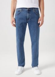 WRANGLER GREENSBORO MĘSKIE SPODNIE JEANSOWE JEANSY DŻINSY HAZE 112350665 W15Q018394. Jeansy Wrangler, l. Za 229.99 zł.