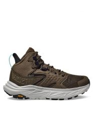 Hoka Trekkingi Anacapa 2 Mid GTX GORE-TEX 1141633 Zielony. Zielone botki sznurowane HOKA, bez wzorów, z gore-texu, bez obcasa, bez zapięcia. Za 599.99 zł.