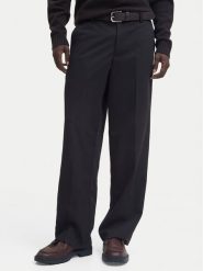 Jack & Jones Chinosy Bill 12293368 Czarny Wide Leg. Czarne eleganckie spodnie Jack & Jones, m, z syntetyku. Za 159.99 zł.