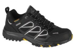 Buty trekkingowe męskie Campus Kamet. Czarne buty turystyczne Campus, bez wzorów, z materiału, bez zapięcia, trekkingowe. Za 279.99 zł.
