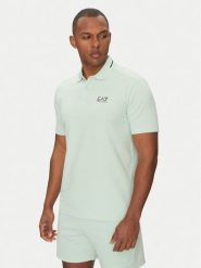 EA7 Emporio Armani Polo 7M000184 AF13511 U9060 Niebieski Regular Fit. Niebieskie koszulki polo EA7 Emporio Armani, m, bez wzorów, z bawełny, bez kołnierzyka, bez ramiączek. Za 239.99 zł.