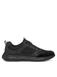 Geox Sneakersy U Portello U46E1A 0EK11 C9999 Czarny. Czarne buty sportowe casual Geox, bez wzorów, ze skóry, bez zapięcia. Za 339.99 zł.
