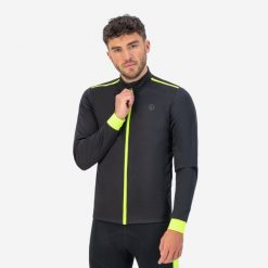 Kurtka rowerowa męska Rogelli Core. Czarne kurtki Rogelli, m, bez wzorów, z elastanu, bez kaptura. Za 305.00 zł.