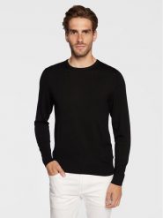 Calvin Klein Sweter Superior K10K109474 Czarny Regular Fit. Czarne swetry rozpinane CALVIN KLEIN, m, bez wzorów, z wełny, bez kołnierzyka, bez ramiączek. Za 309.99 zł.