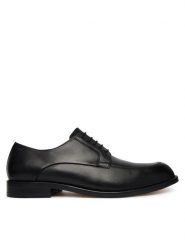 BOSS Półbuty Tayil 50568836 Czarny. Czarne eleganckie półbuty Boss, bez wzorów, ze skóry, bez obcasa, bez zapięcia. Za 1,064.00 zł.