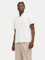 Jack&Jones Polo Crodney 12251180 Biały Regular Fit. Białe koszulki polo Jack&Jones, m, bez wzorów, z bawełny, bez kołnierzyka, bez ramiączek. Za 89.99 zł.