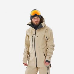 Kurtka narciarska męska Wedze FR 900. Brązowe kurtki narciarskie i snowboardowe WED'ZE, m, bez wzorów, z materiału, narciarskie. Za 899.99 zł.