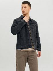 Jack&Jones Kurtka jeansowa Jean 12223613 Czarny Regular Fit. Czarne kurtki Jack&Jones, m, bez wzorów, z bawełny, bez kaptura. Za 219.99 zł.
