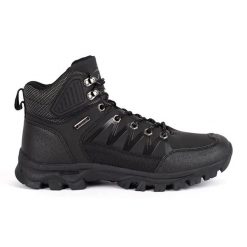 Vico Czarne buty męskie trekkingowe wiązane. Czarne trekkingi bez wzorów, bez zapięcia. Za 212.22 zł.