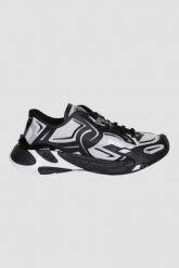 DOLCE & GABBANA Czarne sneakersy Fast. Czarne buty sportowe casual Dolce and Gabbana, bez wzorów, bez zapięcia. W wyprzedaży za 1,999.99 zł.