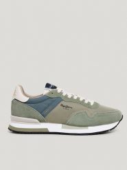 Pepe Jeans FOOTWEAR Skórzane buty w kolorze zielonym do biegania rozmiar: 44. Zielone buty do biegania Pepe Jeans FOOTWEAR, bez wzorów, z jeansu, bez zapięcia, do biegania. Za 202.50 zł.