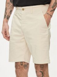 Pepe Jeans Szorty materiałowe Regular Chino Short PM801092 Beżowy Regular Fit. Brązowe szorty Pepe Jeans, m, bez wzorów, z bawełny. Za 189.99 zł.