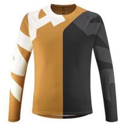 Dżersej z długim rękawem Mavic Deemax. Brązowe bluzy MAVIC, bez wzorów, z dżerseju, bez kaptura. Za 293.50 zł.