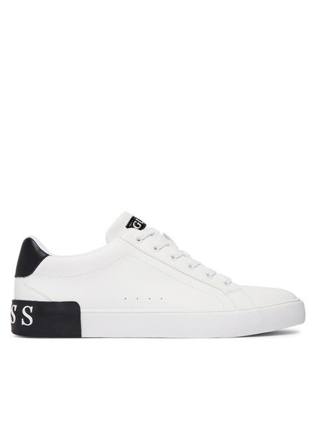 Guess Sneakersy FMFPAN ELE12 Biały. Białe buty sportowe casual Guess, z aplikacjami, ze skóry, bez zapięcia. Za 414.99 zł.