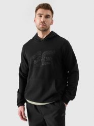 4F Bluza w kolorze czarnym rozmiar: M. Czarne bluzy 4F, m, bez wzorów, z kapturem. Za 92.21 zł.
