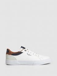 Pepe Jeans FOOTWEAR Sneakersy w kolorze białym rozmiar: 46. Białe buty sportowe casual Pepe Jeans FOOTWEAR, bez wzorów, z jeansu, bez zapięcia. Za 152.99 zł.