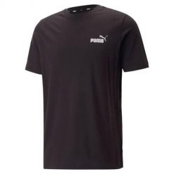 Koszulka sportowa męska Puma Ess 2 Col Small Logo. Czarne t-shirty sportowe Puma, bez wzorów, z bawełny, bez ramiączek, trekkingowe. W wyprzedaży za 97.20 zł.