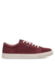 Lasocki Sneakersy TOSTO-01 MI24 Bordowy. Czerwone buty sportowe casual Lasocki, bez wzorów, ze skóry, bez zapięcia. Za 179.99 zł.
