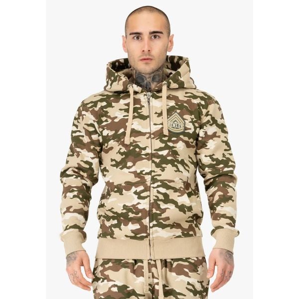Bluza z kapturem Benlee Frasen. Brązowe bluzy z kapturem Benlee, l, z aplikacjami, z bawełny, z kapturem. Za 278.50 zł.