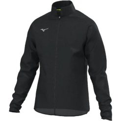 Kurtka wodoodporna Mizuno RB. Czarne kurtki Mizuno, l, bez wzorów, z materiału, bez kaptura. Za 233.95 zł.