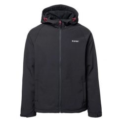 Kurtka Soft Shell Dla Dorosłych Unisex Neti II. Czarne kurtki Hi-tec, bez wzorów, bez kaptura. Za 195.99 zł.