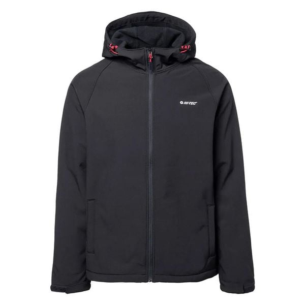 Kurtka Soft Shell Dla Dorosłych Unisex Neti II. Czarne kurtki Hi-tec, bez wzorów, bez kaptura. Za 209.99 zł.