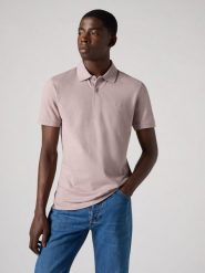 Levi's Koszulka polo w kolorze szaroróżowym rozmiar: XL. Różowe koszulki polo Levi's®, s, bez wzorów, bez kołnierzyka, bez ramiączek. Za 100.04 zł.