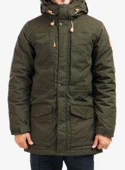 Kurtka ocieplana męska Fjallraven Singi Wool Padded Parka. Zielone kurtki Fjällräven, na zimę, m, bez wzorów, z bawełny, bez kaptura. Za 1,655.49 zł.