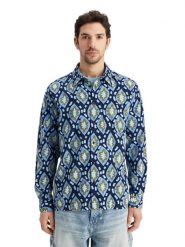 Scotch & Soda Koszula w kolorze granatowo-niebieskim rozmiar: L. Niebieskie koszule Scotch & Soda, l, bez wzorów, bez kołnierzyka, bez ramiączek. Za 194.61 zł.