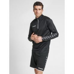 Hummel bluza sportowa na trening hml Authentic Half Zip Sweatshirt. Czerwone bluzy bez kaptura Hummel, xl, bez wzorów, bez kaptura. Za 160.00 zł.