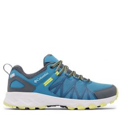 Trekkingi Columbia. Niebieskie buty trekkingowe Columbia, bez wzorów, bez zapięcia. Za 399.99 zł.