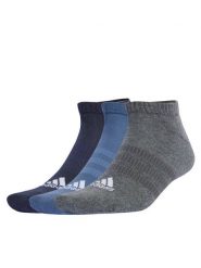 Adidas Zestaw 3 par niskich skarpet męskich C Spw Low 3P IP0398 Granatowy. Niebieskie skarpety Adidas, bez wzorów, z bawełny. Za 49.99 zł.