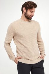 Sweter męski Wanjo JOOP!. Swetry nierozpinane JOOP!, l, bez wzorów, bez kołnierzyka, bez ramiączek. W wyprzedaży za 527.20 zł.