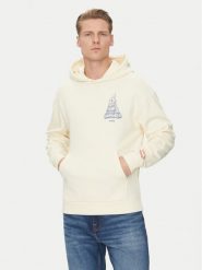 HUGO Bluza 50535344 Écru Regular Fit. Bluzy Hugo, m, bez wzorów, z bawełny, bez kaptura. Za 269.99 zł.