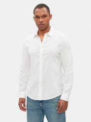 Pepe Jeans Koszula Arnau PM308844 Biały Regular Fit. Białe koszule Pepe Jeans, m, bez wzorów, z bawełny, bez kołnierzyka, bez ramiączek. Za 299.99 zł.
