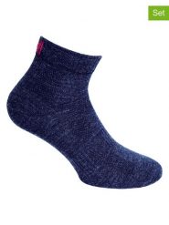 Norfolk Skarpety trekkingowe (2 pary) "Sheldon" w kolorze granatowym rozmiar: 39-42. Niebieskie skarpety Norfolk, bez wzorów, z materiału. Za 43.99 zł.