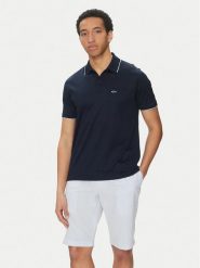Paul&Shark Polo 25411209 Granatowy Regular Fit. Niebieskie koszulki polo PAUL&SHARK, m, bez wzorów, z bawełny, bez kołnierzyka, bez ramiączek. Za 689.99 zł.