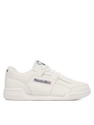 Reebok Sneakersy SS-WORKOUT PLUS 100255986 Kremowy. Białe buty sportowe casual Reebok, bez wzorów, ze skóry, bez zapięcia. Za 349.99 zł.